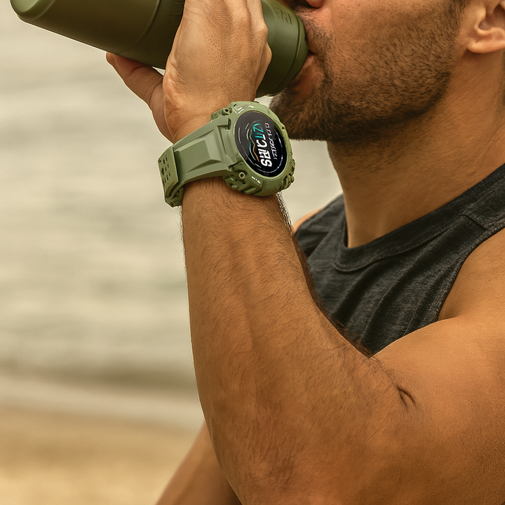 Vattentät Smartwatch med Fitness-Tracking