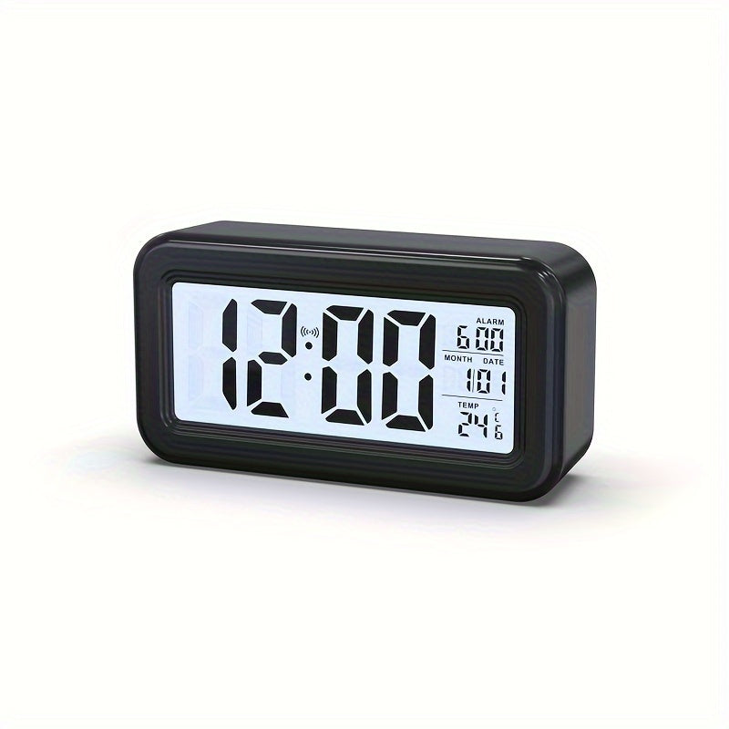 Sandsberg | Slank Digital Väckarklocka | LCD-Display med Snooze-funktion | Flera färger