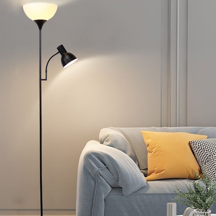 Golvlampa med dubbel ljusstyrka | Minimalistisk järndesign
