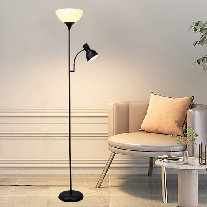 Golvlampa med dubbel ljusstyrka | Minimalistisk järndesign