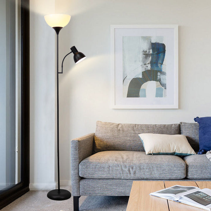 Golvlampa med dubbel ljusstyrka | Minimalistisk järndesign