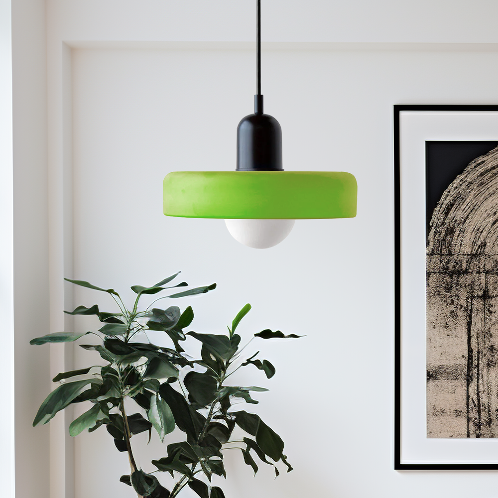 Färgglad Bauhaus-stil Pendellampa - StiloGlas | Karnz