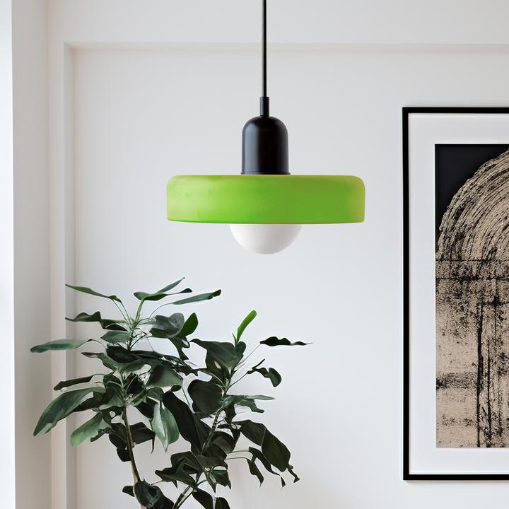 Färgglad Bauhaus-stil Pendellampa - StiloGlas | Karnz