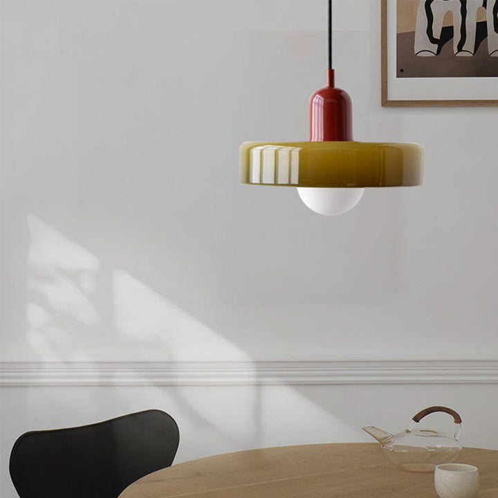 Färgglad Bauhaus-stil Pendellampa - StiloGlas | Karnz