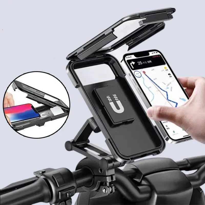 15W Powerbank-Vattentålig hållare för cykelstyret