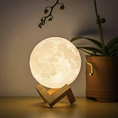 Månlampa - Lunar - Uppladdningsbar - Touchkontroll