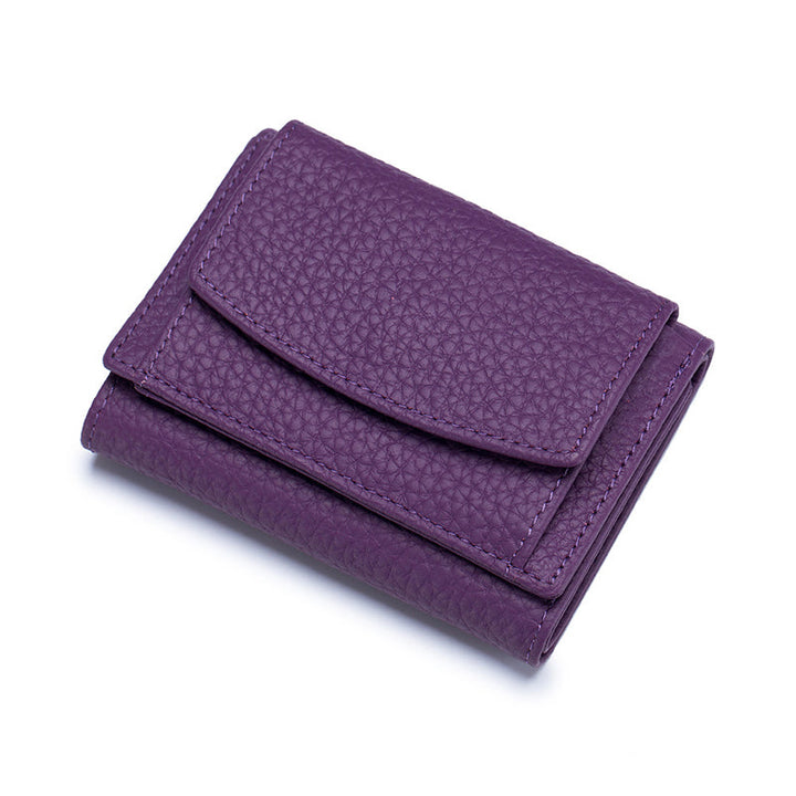 Handgjord RFID-plånbok i mjukt läder
