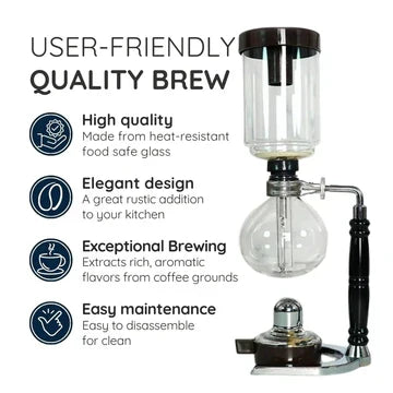 Japansk Siphon-Kaffebryggare
