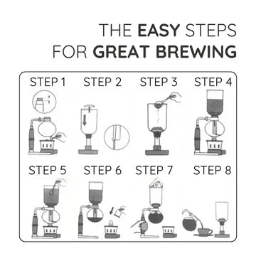 Japansk Siphon-Kaffebryggare