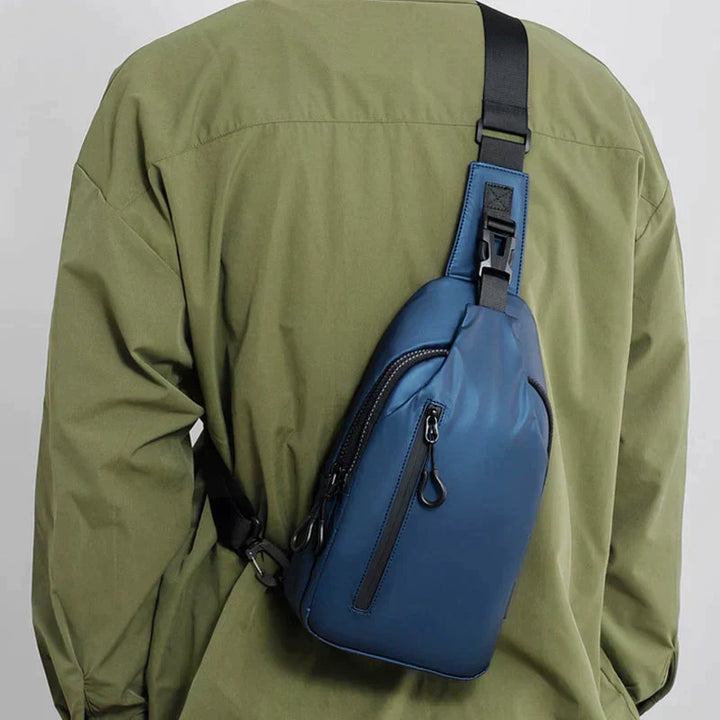 UrbanShield Vattentät Axeltasche med Stöldskyddsdesign | Karnz