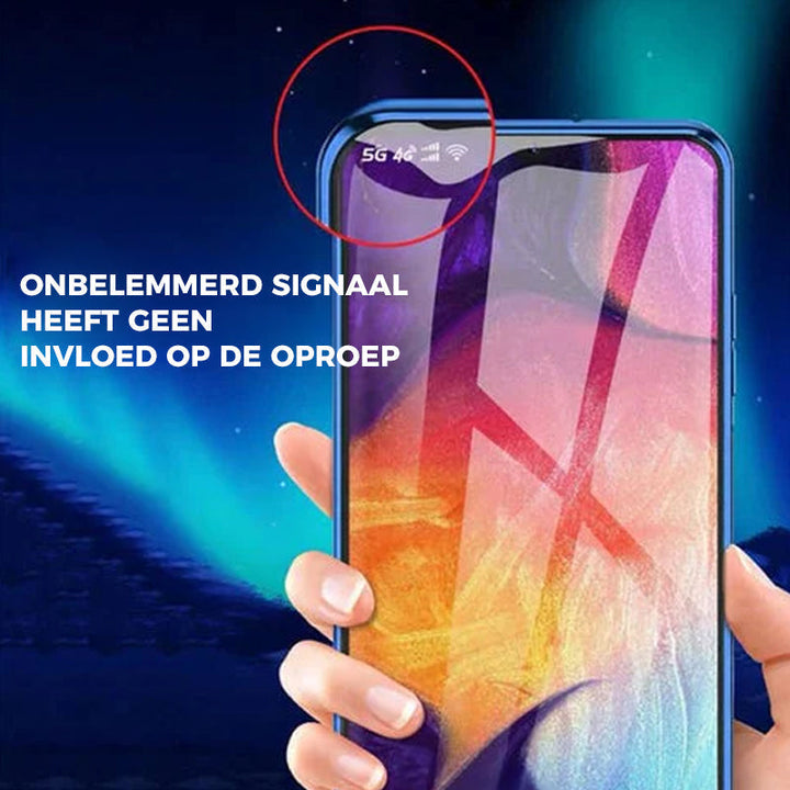 Magnetiskt härdat glas dubbelsidig mobilskal för Samsung