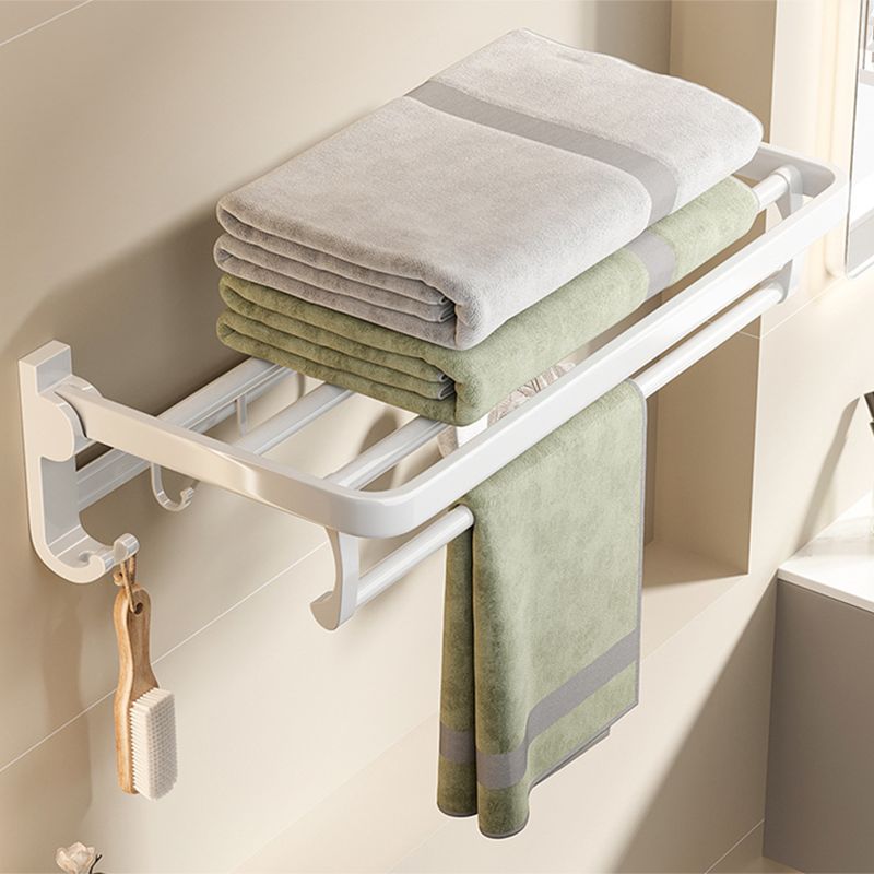 Modernt badrumsaccessoarset Handdukshållare Vit Badrumshylla Badrumsaccessoarset