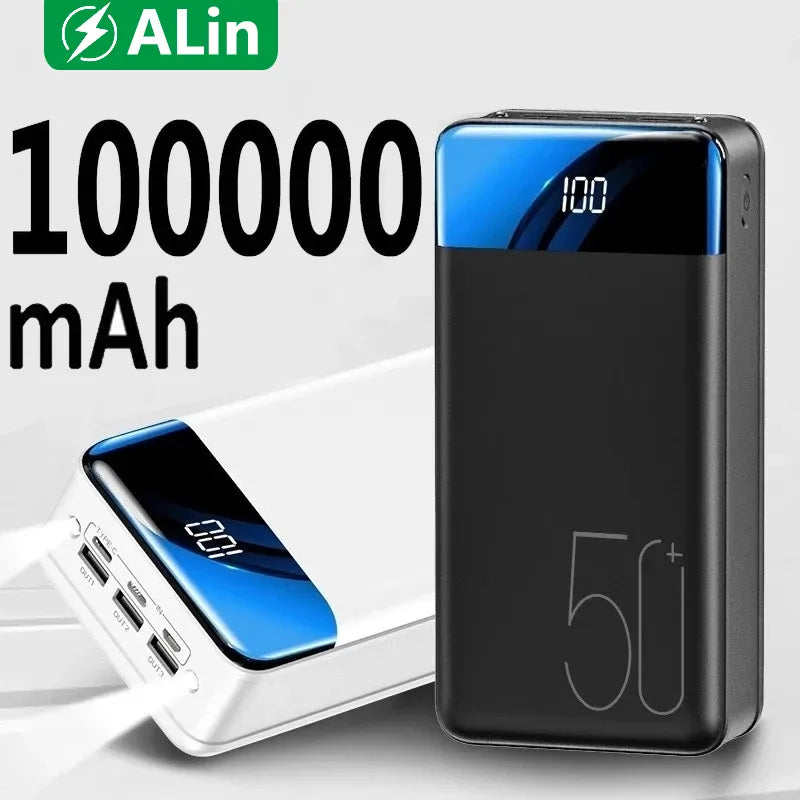 50.000mAh Powerbank med snabbladdningsfunktion | Karnz