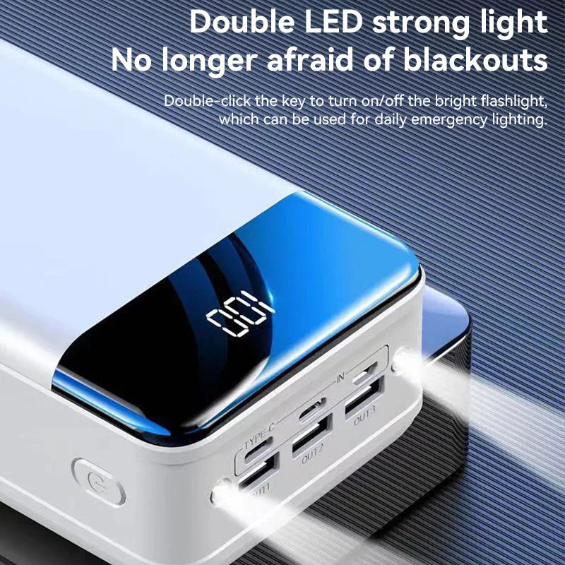 50.000mAh Powerbank med snabbladdningsfunktion | Karnz