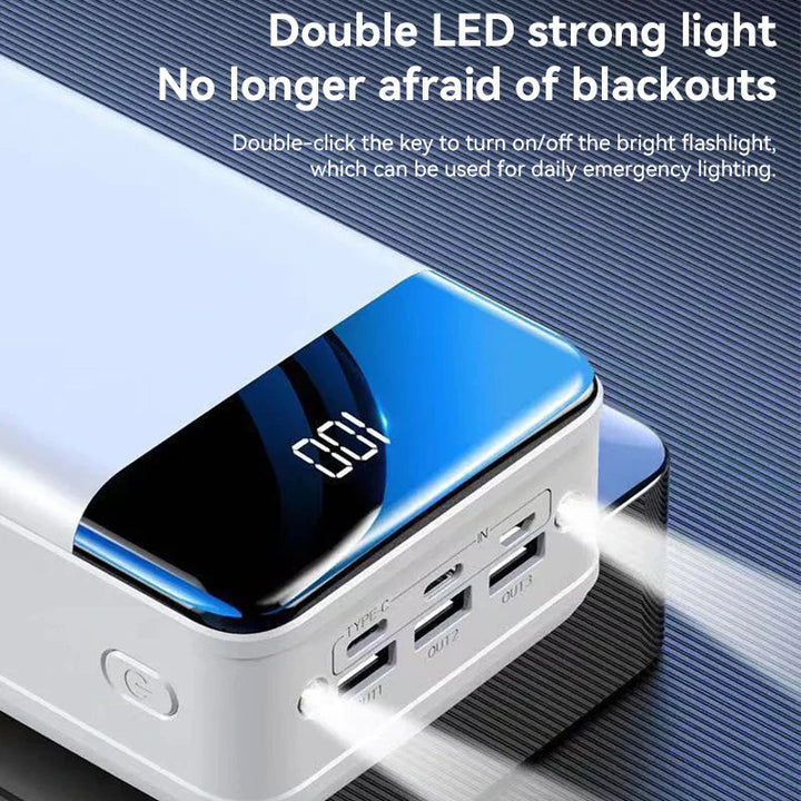 50.000mAh Powerbank med snabbladdningsfunktion | Karnz