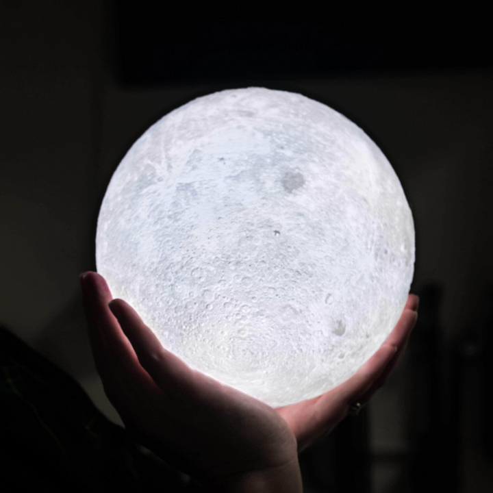 Månlampa - Lunar - Uppladdningsbar - Touchkontroll