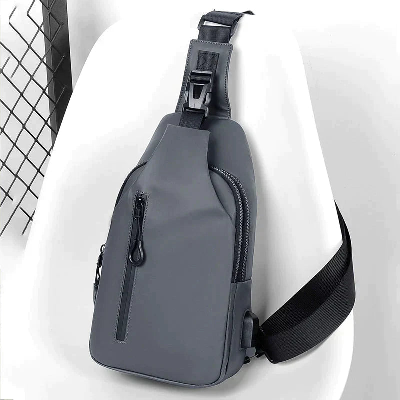UrbanShield Vattentät Axeltasche med Stöldskyddsdesign | Karnz