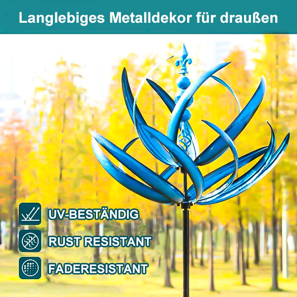 Roterande väderflöjel i metall