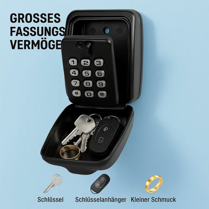 KeyGuard Utomhussäkerhet – Väderbeständig Vägghängd Nyckelbox | Karnz