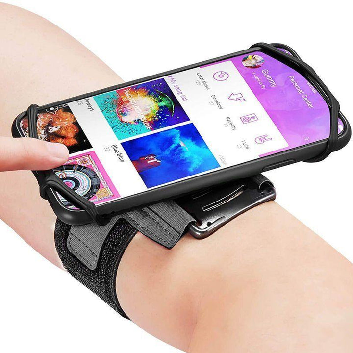 180° vridbart mobilarmband för löpning