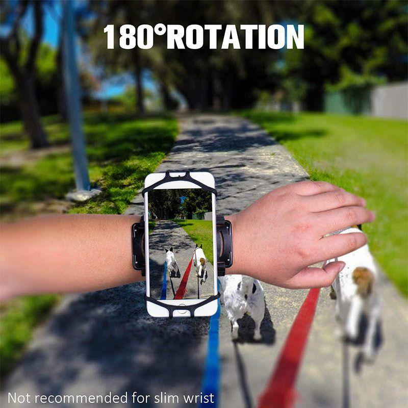 180° vridbart mobilarmband för löpning