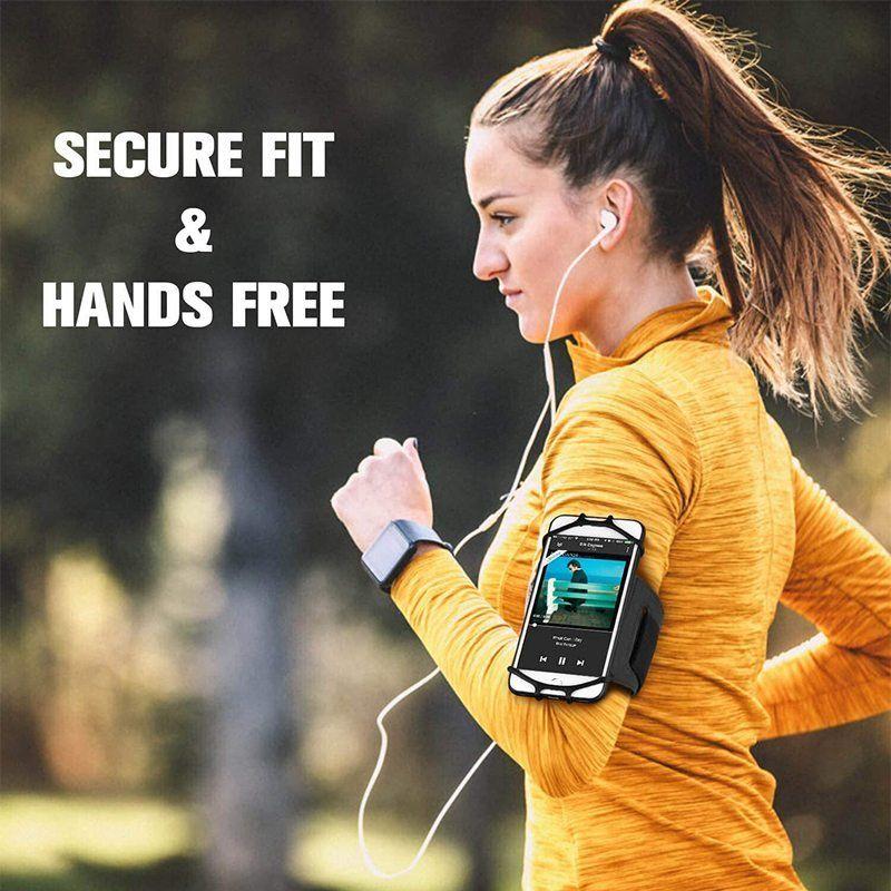 180° vridbart mobilarmband för löpning