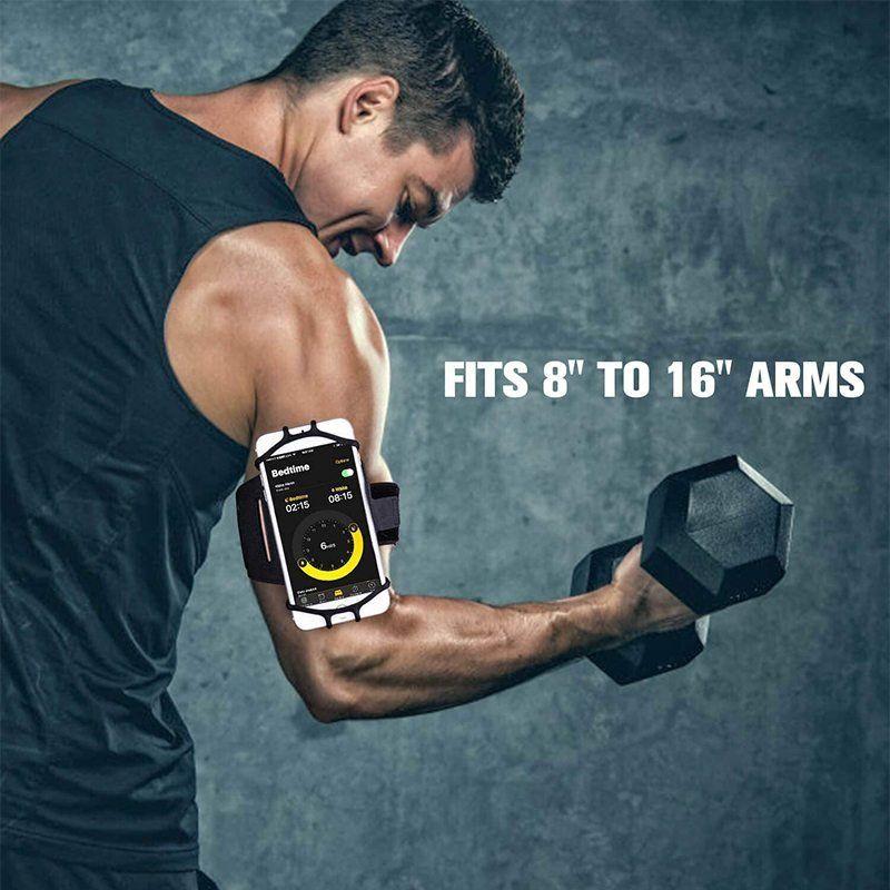 180° vridbart mobilarmband för löpning