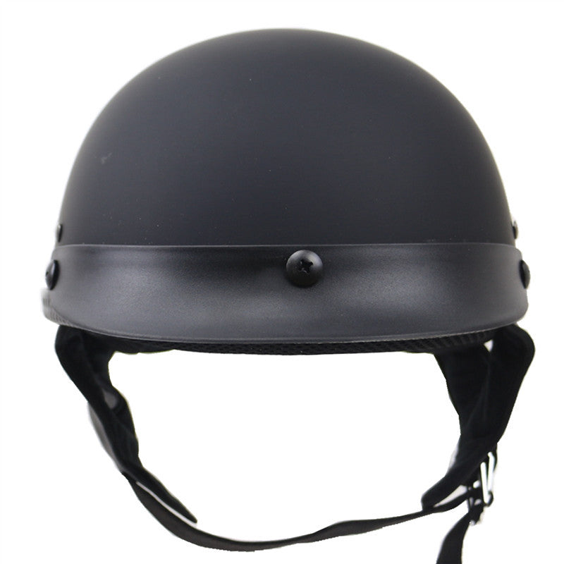 Klassisk Low-Profile Motorcykelhjälm Karnz