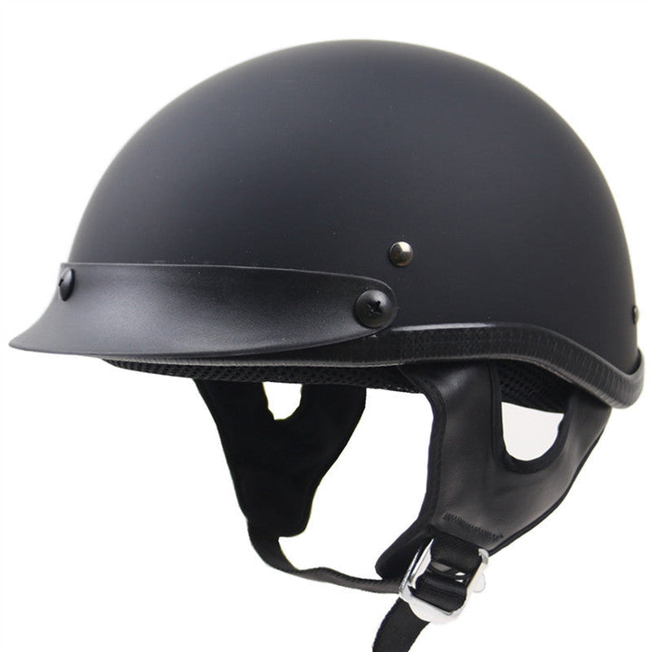 Klassisk Low-Profile Motorcykelhjälm Karnz