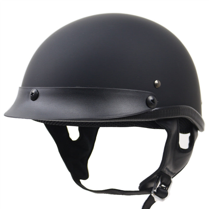 Klassisk Low-Profile Motorcykelhjälm Karnz