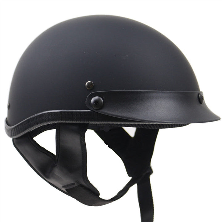 Klassisk Low-Profile Motorcykelhjälm Karnz