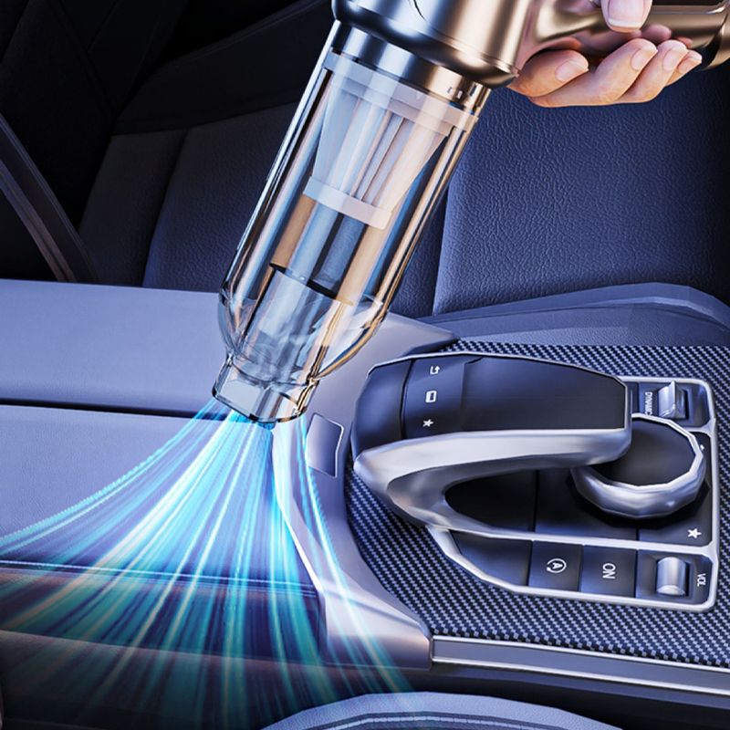 Batteridriven bilstädare Superstark sladdlös dammsugare för bilen