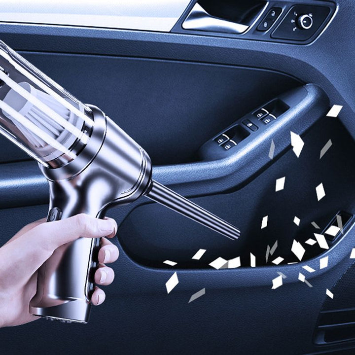 Batteridriven bilstädare Superstark sladdlös dammsugare för bilen