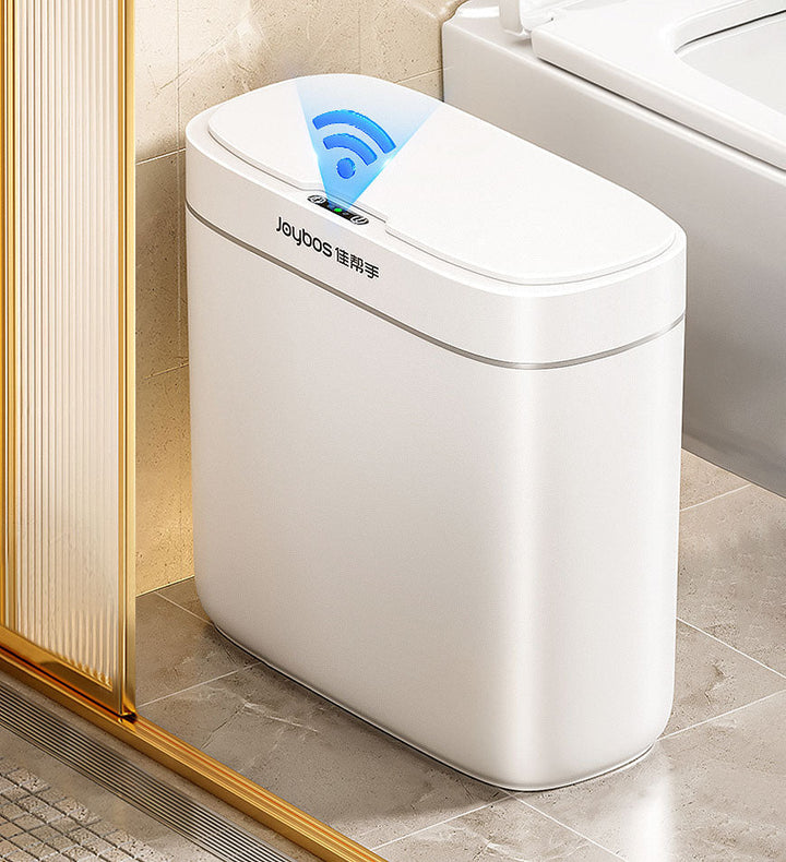 Sandsberg® 3 Gallon vattentät automatisk smal papperskorg med lock Z64