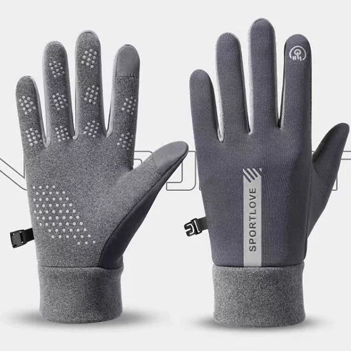 Vattentät, halkfri och kallsäker finger-touchscreen-handske