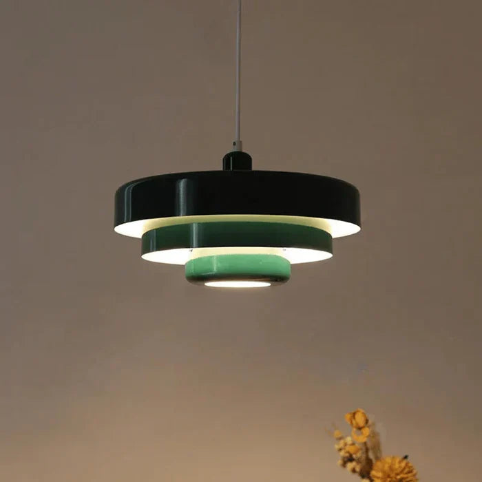 Sandsberg | Vintage LED-Pendellampa | Flerskiktad metall i nordisk design | Flera färger