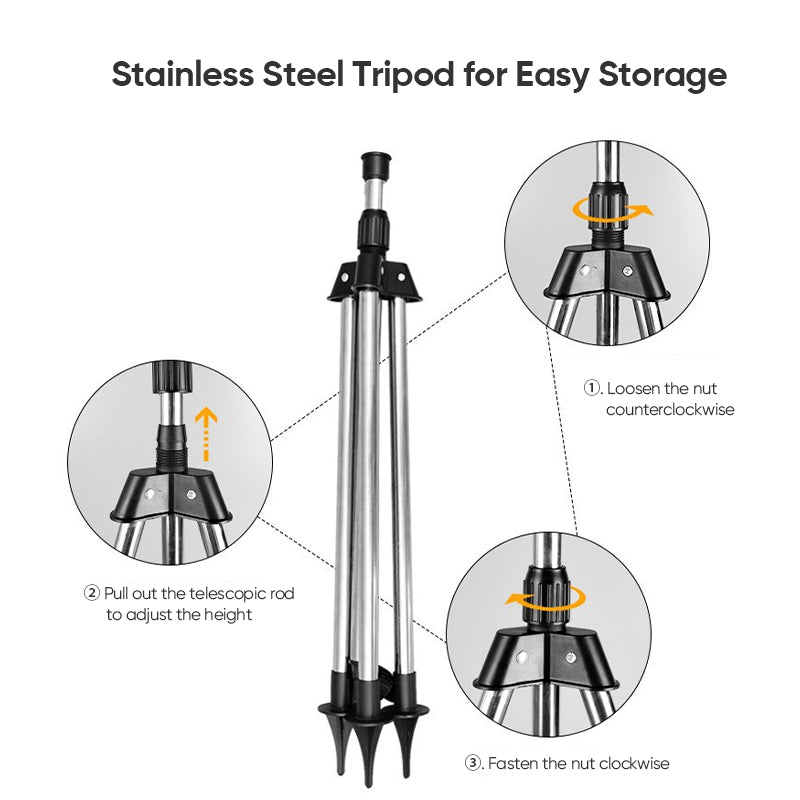 Roterande tripod sprinkler | Karnz