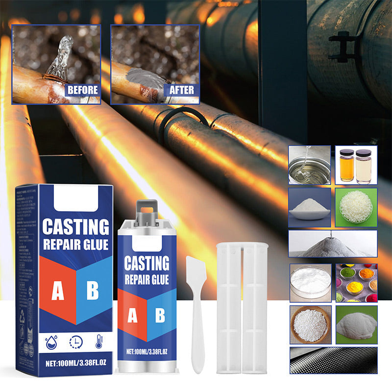 Karnz | Högtemperaturbeständig metallgjutningsreparationslim