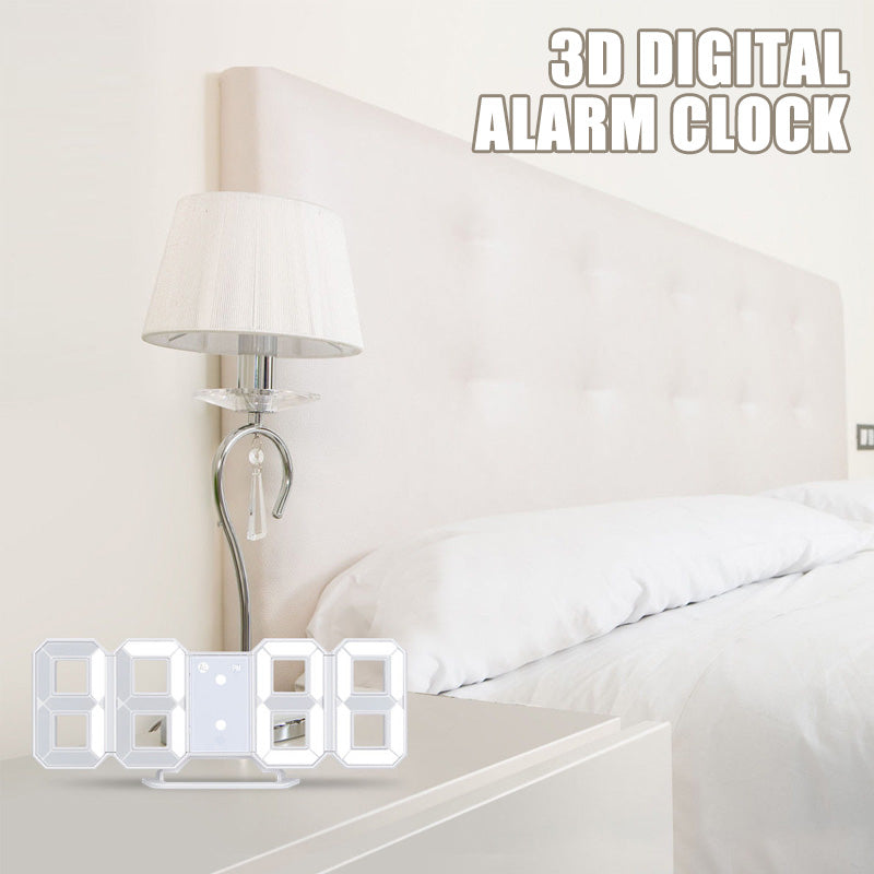 Intelligent 3D-Digitalväckarklocka