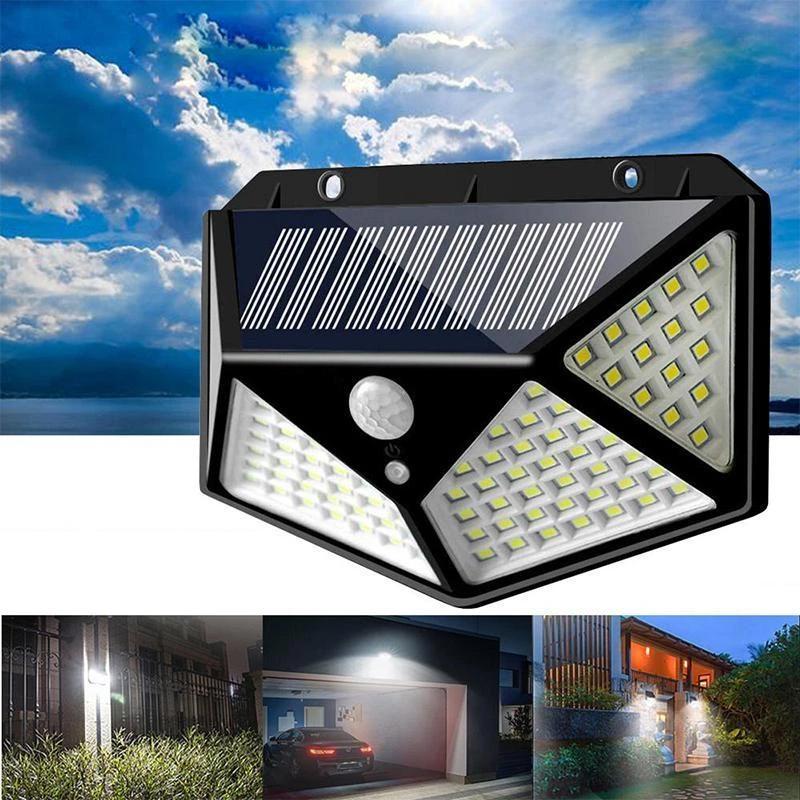 Vattentät Solarlampa 100 LED för Utomhusbruk