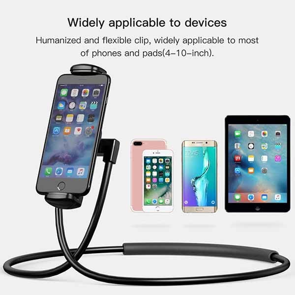 Faulenzender Hals Telefonhalter - Flexibel &amp; Justerbar Karnz