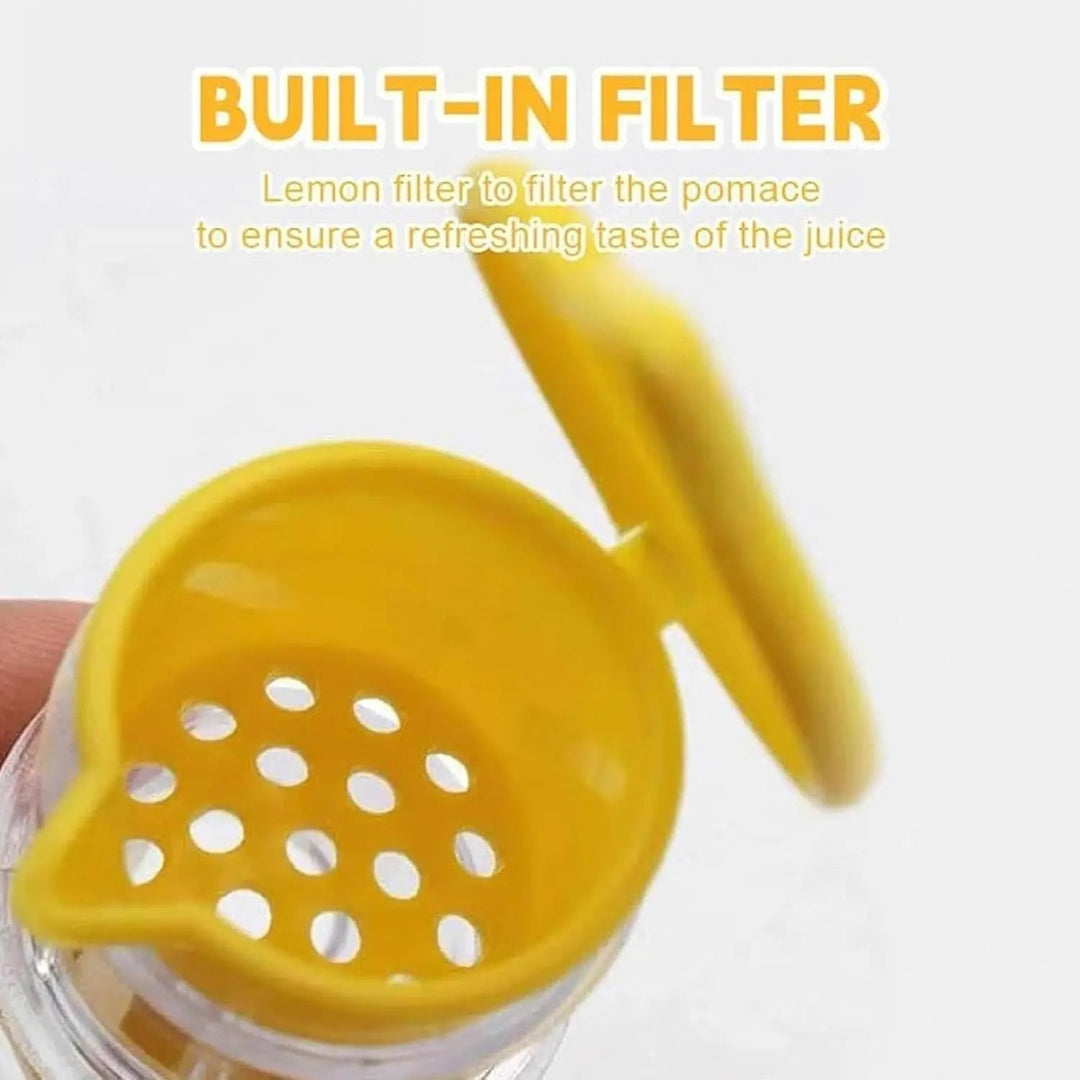 2-delars citrussaftpress-set med skruvanslutning – Färsk juice överallt och när som helst!