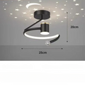 LED Taklampa med Stjärnhimmel – Modernt Kandelaber Design för Barnrum och Vardagsrum | Karnz