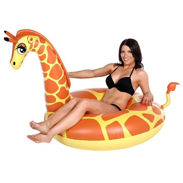 Unisex Uppblåsbar Giraff-Simma Karnz