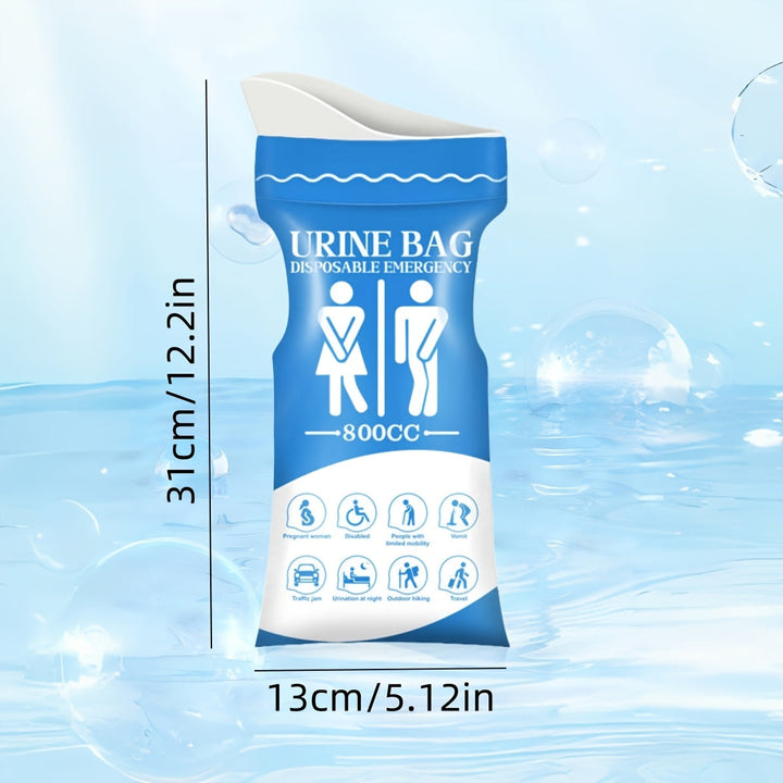 Engångs urinpåse 800 ml för bil &amp; resor | Karnz
