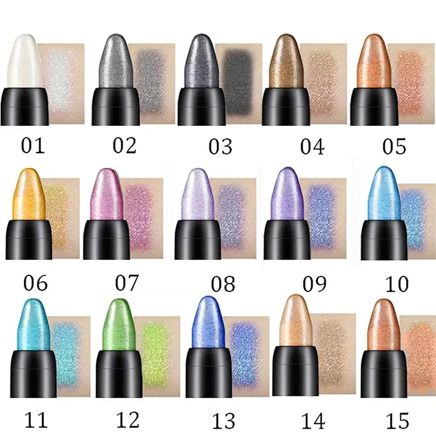 15-Färgers Highlighter Ögonskugga Penna