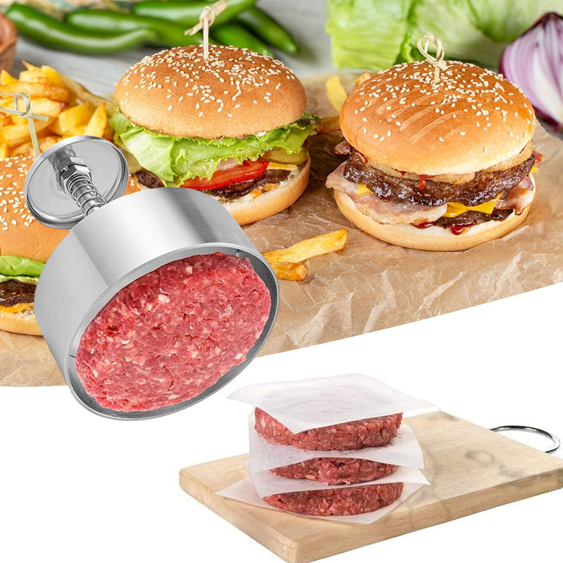 Manuell köttpress för hamburgarpatties