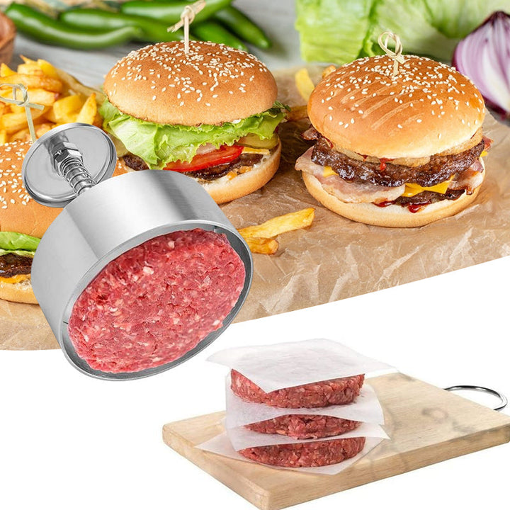 Manuell köttpress för hamburgarpatties