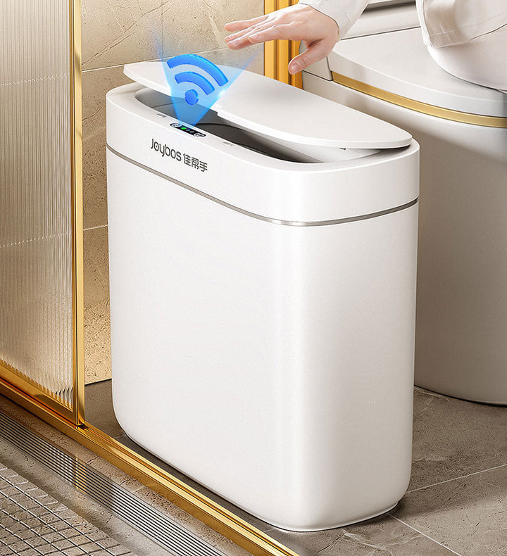 Sandsberg® 3 Gallon vattentät automatisk smal papperskorg med lock Z64