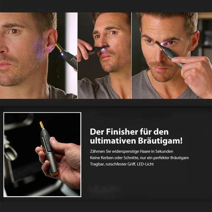 Precisionstrimmer med LED &amp; titanblad | Karnz